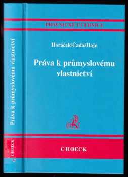 Petr Hajn: Práva k průmyslovému vlastnictví