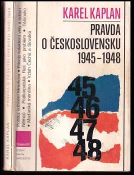Karel Kaplan: Pravda o Československu 1945-1948