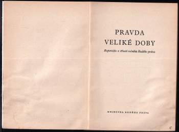 Pravda veliké doby