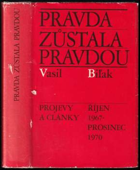 Vasil Biľak: Pravda zůstala pravdou