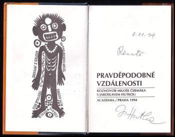 Jaroslav Hutka: Pravděpodobné vzdálenosti