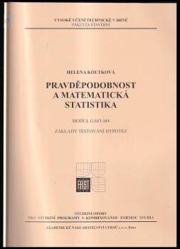 Pravděpodobnost a matematická statistika