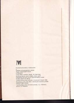 Jiří Martínek: Pravěk Karlovarska a Sokolovska