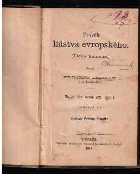 Kliment Čermák: Pravěk lidstva evropského