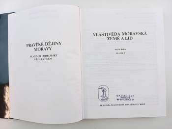 Vladimír Podborský: Pravěké dějiny Moravy