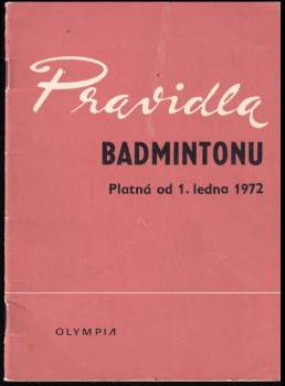 Pravidla badmintonu
