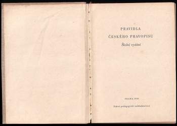 Jaromír Bělič: Pravidla českého pravopisu