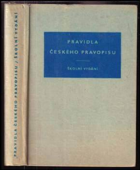Pravidla českého pravopisu : školní vydání