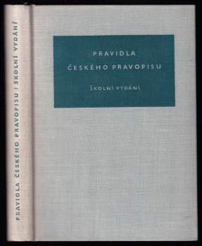 Pravidla českého pravopisu : školní vydání - Jaromír Bělič (1968, Státní pedagogické nakladatelství) - ID: 826542
