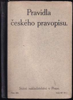 Pravidla českého pravopisu s abecedním seznamem slov a tvarů