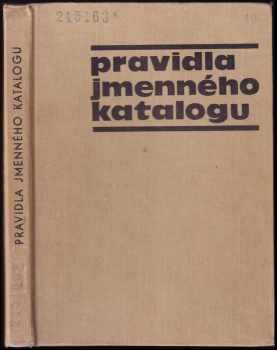 Pravidla jmenného katalogu