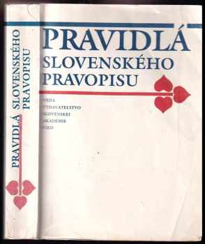 Ján Horecký: Pravidlá slovenského pravopisu