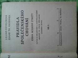 Edgar Theodor Havránek: Pravidla společenského chování