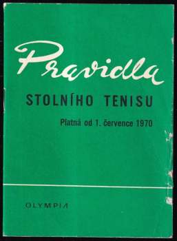 Pravidla stolního tenisu