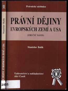 Právní dějiny evropských zemí a USA