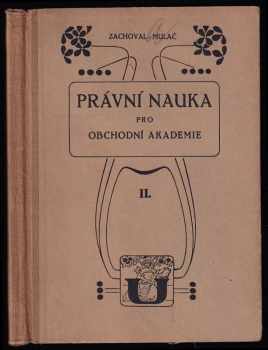 Právní nauka pro obchodní akademie