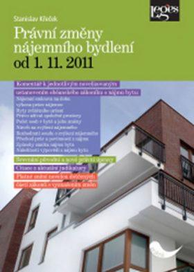 Právní změny nájemního bydlení od 1.11.2011