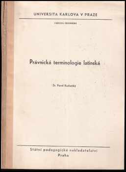 Právnická terminologie latinská
