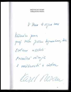 Karel Beran: Právnické osoby veřejného práva