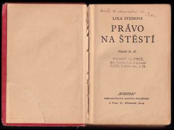 Lola Stein: Právo na štěstí