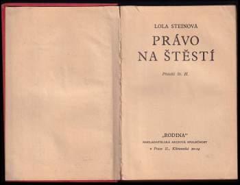 Lola Stein: Právo na štěstí