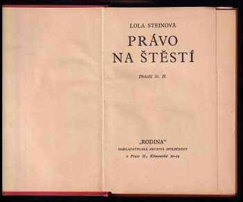 Lola Stein: Právo na štěstí