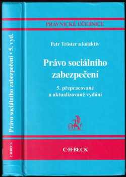 Petr Tröster: Právo sociálního zabezpečení