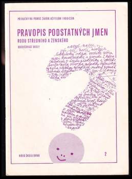 Pravopis podstatných jmen rodu středního a ženského