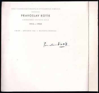 Ludmila Vachtová: Pravoslav Kotík