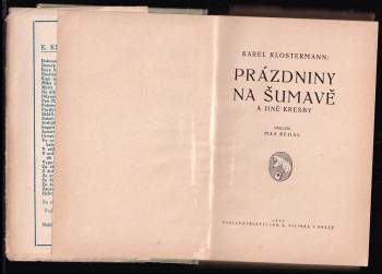 Karel Klostermann: Prázdniny na Šumavě a jiné kresby