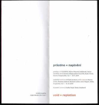 Václav Janoščík: Prázdno x naplnění