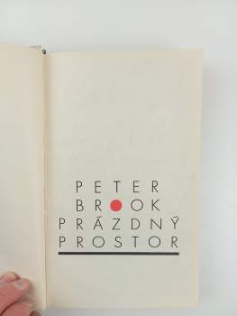 Peter Brook: Prázdný prostor