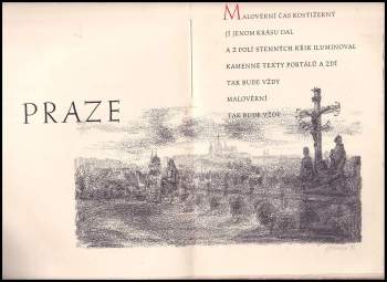 František Halas: Praze