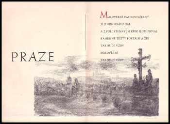 František Halas: Praze - Na dobrou paměť na záříjové dny - Vydáno k Novému roku 1939