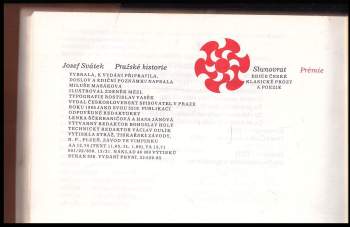 Josef Svátek: Pražské historie