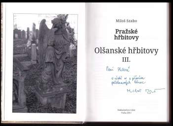 Miloš Szabo: Pražské hřbitovy