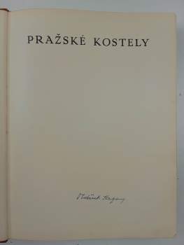 Oldřich Štefan: Pražské kostely