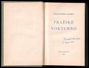 František Kubka: Pražské nokturno