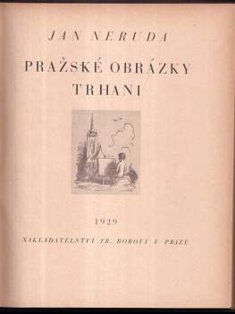 Jan Neruda: Pražské obrázky ; Trhani