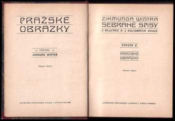 Zikmund Winter: Pražské obrázky