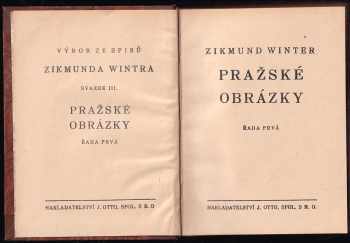 Zikmund Winter: Pražské obrázky
