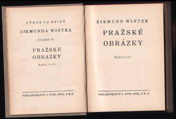 Zikmund Winter: Pražské obrázky
