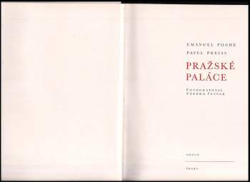 Emanuel Poche: Pražské paláce