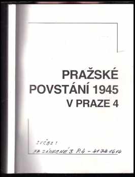 Pražské povstání 1945 v Praze 4