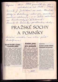 Milan Krejčí: Pražské sochy a pomníky