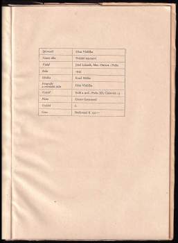 Géza Včelička: Pražské tajemství