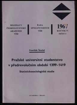 Pražské universitní studentstvo v předrevolučním období 1399-1419