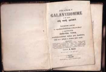 Abraham Beneš: Pražský Galanthomme