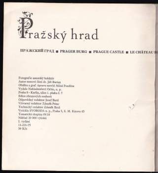 Jiří Burian: Pražský hrad
