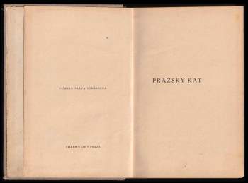 Josef Svátek: Pražský kat